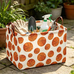 Rectangle Baksetball Print Storage Basket, Books Box, Room Decor, Gift Basket - Image 2