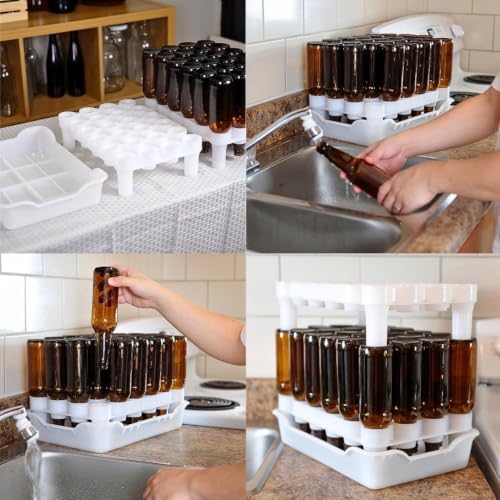 FastRack Complete Bottle Prep Kit | Stackable Beer Bottle Drying Racks - Image 7