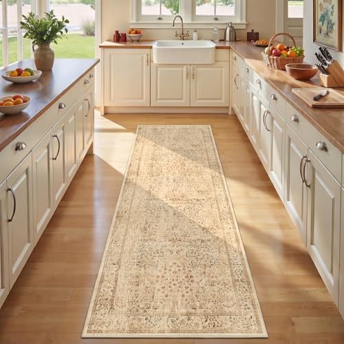 Neutral Tan Tree of Life 2x6 Runner Rug - Image 3