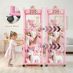 Stuffed Animal Storage Zoo Tower, 56In Wooden Large Stuffed Animal Holder - Image 5