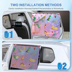 Car Window Shades, 8 Strong Magnets Magnetic Side Window Sun Shade - Image 4