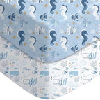 Yoofoss 2-Pack Baby Crib Sheets by YOOFOSS