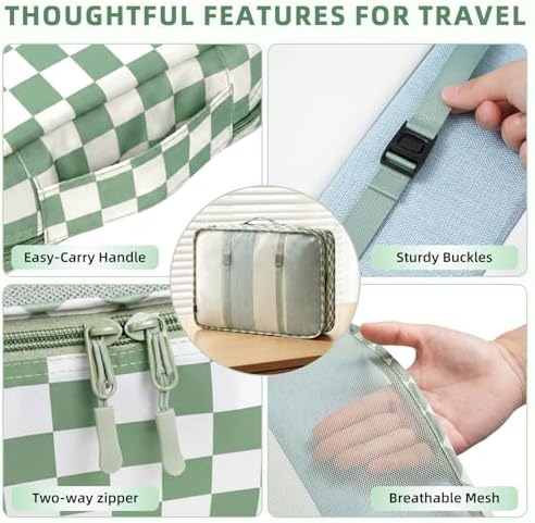 BAGAIL 8 Set Packing Cubes Luggage Packing Organizers - Image 5