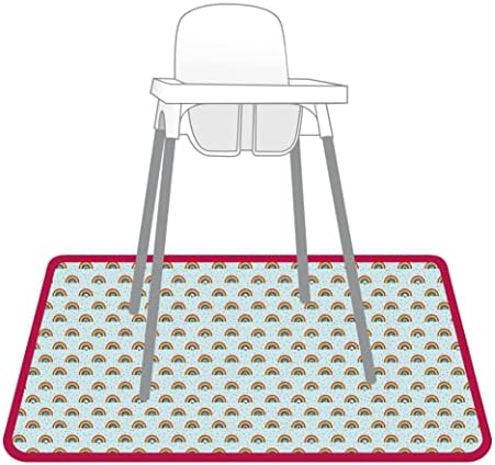 BapronBaby Eric Carle Rainbow Caterpillar Waterproof Splash Mat Floor Cover by BapronBaby