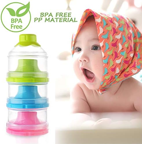 Accmor Baby Formula Dispenser, Non-Spill Stackable Formula Dispenser On The Go - Image 5