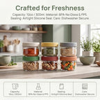EONJOE 10 oz Small Glass Containers - Image 3
