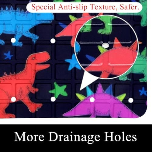 Non Slip Shower Mat Bathtub Mat 15.1x26.8 Inch, Quick Dry Bath Mat - Image 2
