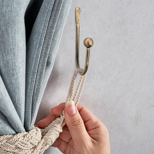Curtain Holdback, Premium Metal Decorative Curtain Holdbacks - Image 2