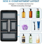 BYUNER 2Pack Plastic Shower Caddy: Portable Hard Bathroom Basket Tote - Image 6
