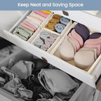 Criusia Drawer Organizer Clothes, 16 Pack Underwear Drawer Organizers, Foldable - Image 2