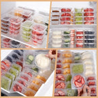 Reusable Snack Containers with Lids 20Pcs, Travel Snack Pack Boxes Camping - Image 5