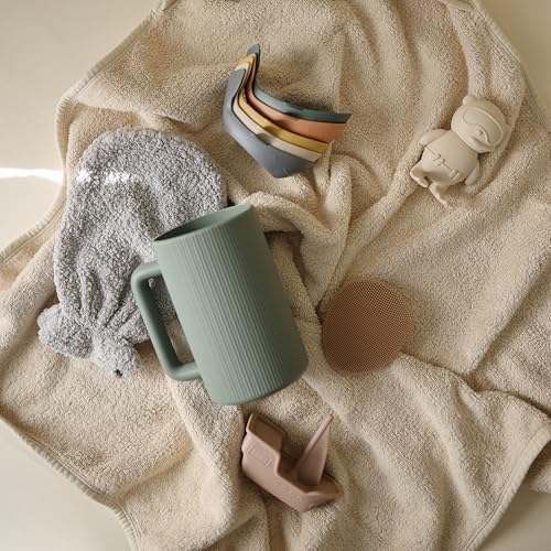 mushie Whale Bath Stackers Floating Toy | Made in Denmark - Image 5