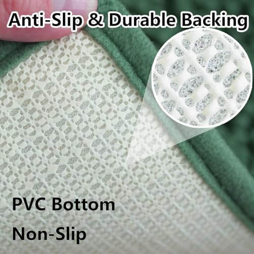 BOANKODU Bathroom RugsSets 2 Piece，59X24+16X24Inch，Absorbent Non-Slip Very Soft - Image 6