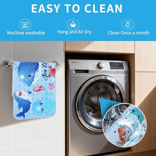Bath Tub Shower Mat Non Slip Kids Bathtub Mat Anti Slip Baby Bath Mat - Image 6