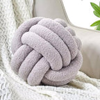Uvvyui Knot Pillow Ball, Soft Home Decorative Pillows, Round Throw Pillow by Uvvyui
