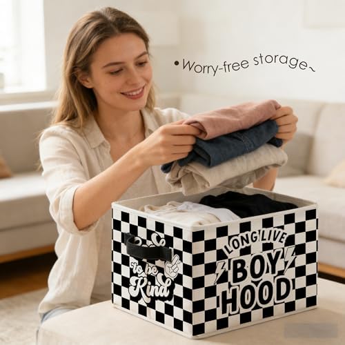 Long Live Boyhood Boy Kids Storage Bins Box - Image 2
