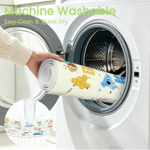 Baby Bath Mat for Tub, Non Slip Kids Bath Shower Mat, 40 X 16 Inch - Image 4