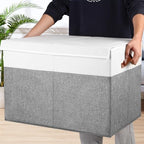 Large Toy Storage Box with Lid, Toy Chest Bin Boxes Basket with Dividers - Image 5