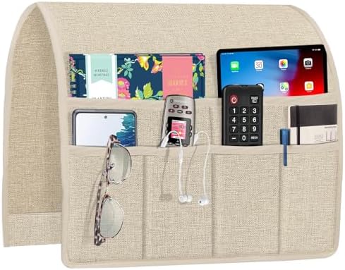 Joywell Remote Control Holder Armchair Caddy Armrest Organizer Beige by Joywell