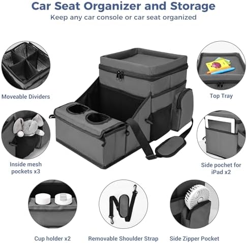 COOLBEBE Car Seat Organizer, Backseat Car Organizer - Image 5