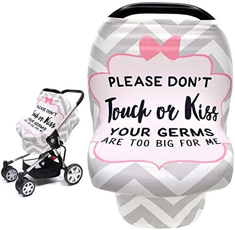 Metplus Baby Car Seat Cover, No Touch Sign Carseat Canopy & Nursing Covers by Metpus