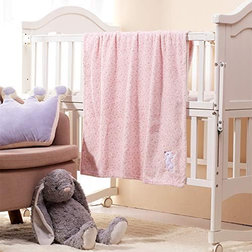 CREVENT 2Pcs 30''X40'' Cute Cozy Fluffy Warm Baby Blankets - Image 3