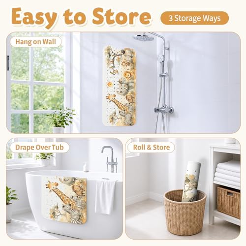 XIYUNTE Bath Mat for Tub Non Slip Bathtub Mat Non Slip 40x16 Baby Bath Mat - Image 6