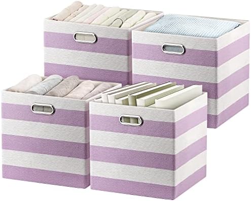 Posprica Storage Bins Storage Cubes, 13×13 Collapsible Storage Boxes Containers by Posprica
