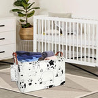 Rectangular Cow Storage Bin Nursery Hamper - Image 4