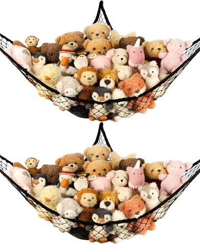 Stuffed Animal Storage Hammock Net Corner by TCGPRO