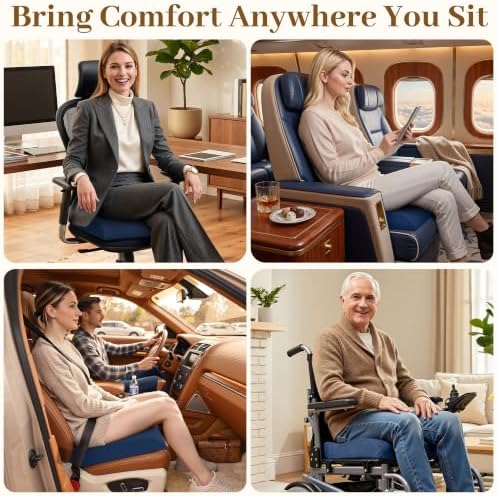 TranquilRelax 2XL Memory Foam Seat Cushion - Image 5