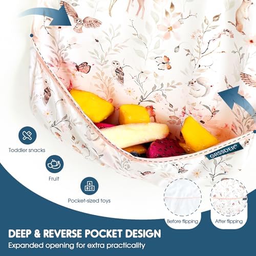 GRSSDER 3-pack Mess Proof Baby Feeding Bibs - Image 4