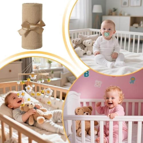 Cot Rail Protector, Adjustable Strap Bed Rail Cover - Image 4