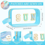 Kacctyen Sun Letter Clear Makeup Bags - Image 2