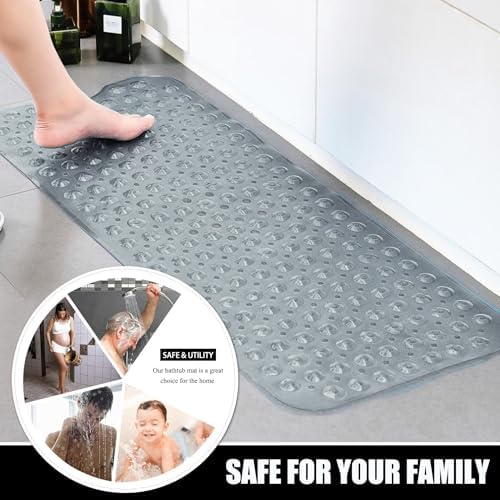 Non Slip Bathtub Shower Mat, Extra Long Bath Mat - Image 6