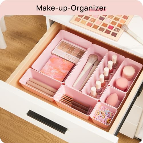 Vtopmart 25 Pack Plastic Drawer Organizers - Image 4