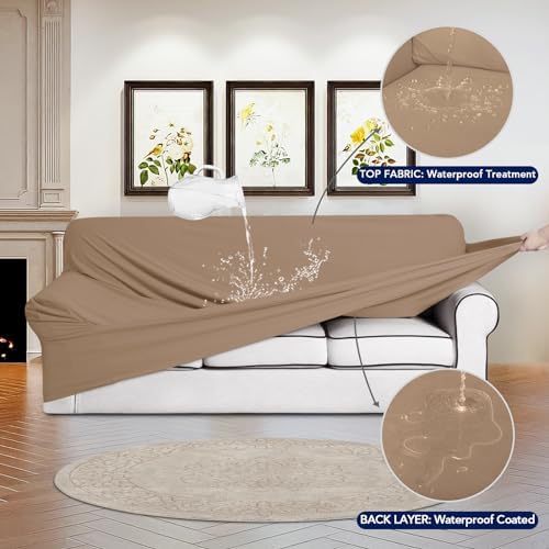 PureFit Waterproof Oversized Couch Cover Slipcovers - Image 3