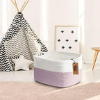 COMFY-HOMI Cotton Rope Woven Basket - Image 4