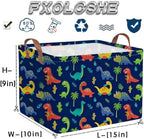 FXOLCSHE Halloween Dinosaur Basket - Image 7
