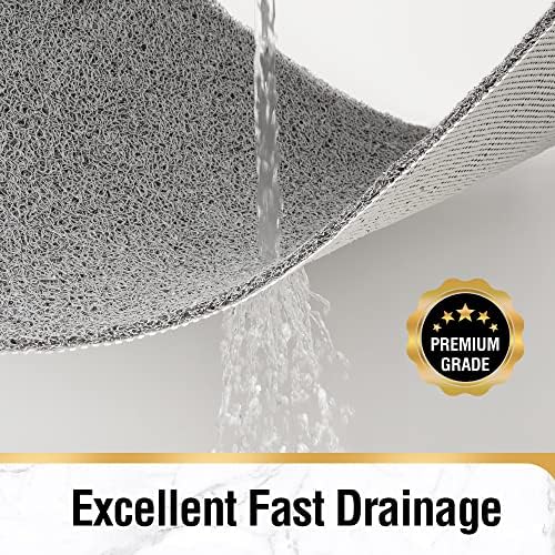 HITSLAM Square Shower Mat, 32 x 32 Inch Non Slip Bath Mat - Image 6