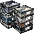 Plastic Storage Bags with Easy-Glide Zipper, Durable Clear Vinyl Zippered by Kikerike