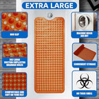 ZHICHENG Bath Tub and Shower Mats, Non-Slip 39 x 16 Inch Extra Long Bath Mat - Image 3