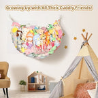 YECAYE Stuffed Animal Net, 60 Inch Plushies Storage, 2 Pack, Cream White - Image 7