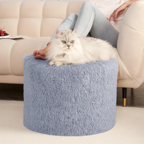 Hansleep Round Pouf Ottoman Foot Rest, 20 x 15 Inch by Hansleep