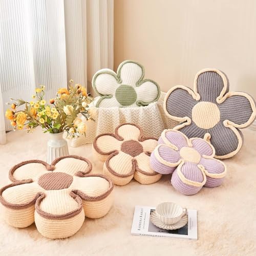 Kcvvcr Flower Pillow, Soft Shaped Floor Cushion, Decorative Throw Pillow - Image 4