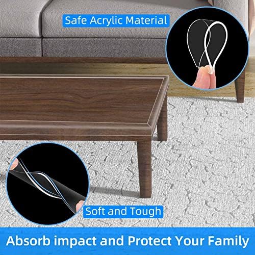 Clear Edge Protector Strip, 1 Pack x 1.18in x 9.84FT - Image 3