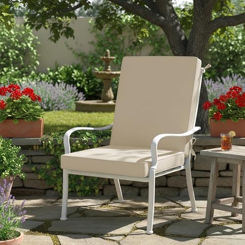 Summsun Outdoor Dining Chair Cushions, 20 x 20 Inch - Image 2
