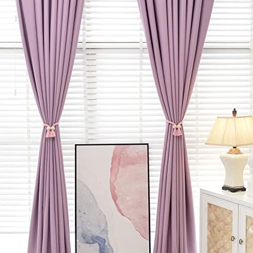 NICEEC 2 Pack Wooden Ball Magnetic Curtain Tiebacks Boho Home Decor Drape Tie - Image 6