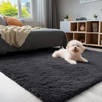 OLANLY Area Rugs for Living Room Bedroom, Machine Washable 4x5.9 ft Soft Fluffy - Image 3