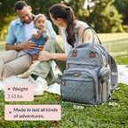 BabbleRoo Diaper Bag Backpack - Image 4